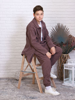 Рубашка  для мальчика девочки вельвет Образ Ладошки  фото 3