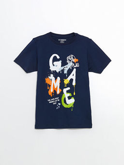 Bisiklet Yaka Erkek ?ocuk ?ortlu Pijama Tak?m? 2li