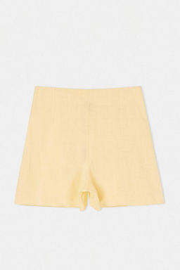 Ac?k Sar? Tokal? %100 Keten Sort Etek TWOSS26SR00204 - Trendyolmilla фото 7