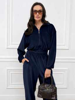 Костюм женский Элис Темно-синий - Modamica фото 5