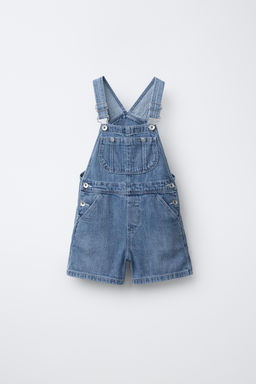 PETO DENIM CORTO / Azul