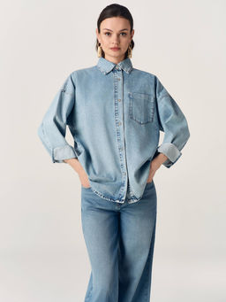 CONTE CON-925 Ветровка джинсовая женская light blue
