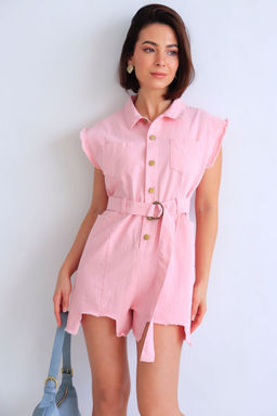 Martichelli Комбинезон розовый джинсовый  фото 5