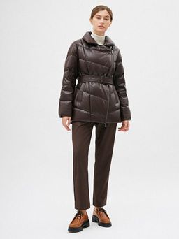 Conso/WDMPF 210527 - cherry chocolate Пуховое Пальто  фото 10