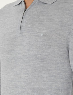 Серый базовый свитер обычного кроя - Cacharel фото 7