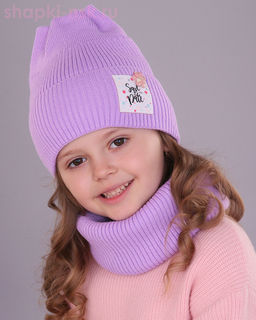 03-48-E Комплект флис (колпак+снуд) (46-50)