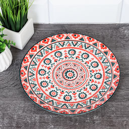 Блюдо круглое 21,5 см / ZY014 /уп 60/ - Галеонтрейд фото 2