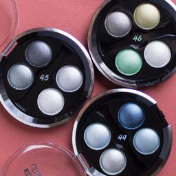 Belor Design БД DELICATE Тени для век 4-х цветные №45 серые - Белор дизайн фото 2