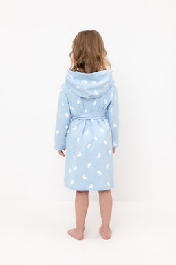 Crockid _ К 5763/небесно-голубой,кролики халат дет  фото 5