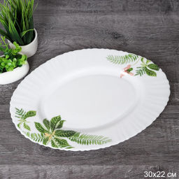 Блюдо овальное 300 мм / LHYP-120 (6750) ШТУЧНО Тропики