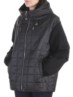 18509 BLACK Куртка демисезонная женская