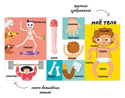 Мои первые 100 слов с окошками. Мое тело - Робинс фото 3
