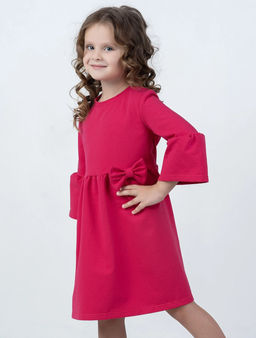 Платье Леди, цвет Фуксия(прайм), 78% х/б 16% пэ 6% лайкра