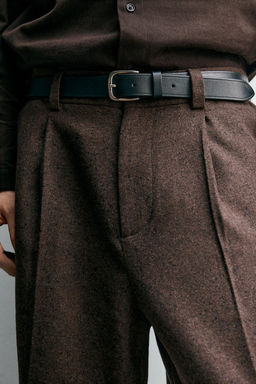 PLEATED TROUSERS WITH BUTTONS - Zara фото 6