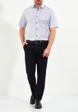 Сорочка мужская короткий рукав GREG 211/108/Z/1p STRETCH_x_GB  фото 8