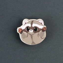 Цена за 2 шт. Значок деревянный Хочу на ручки, 3?2.8 см