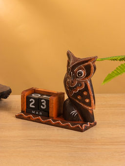 Вечный календарь настольный Сова, 15612 1.5 см, дерево - Simaland фото 2
