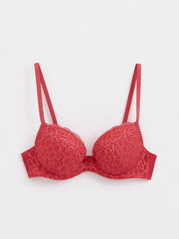 CONTE Бюстгальтер с эффектом push-up VOILE RB2081 брусника - Conte elegant фото 2