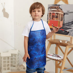 Фартук детский Этель Синий милитари, 49 х 39 см  фото 2