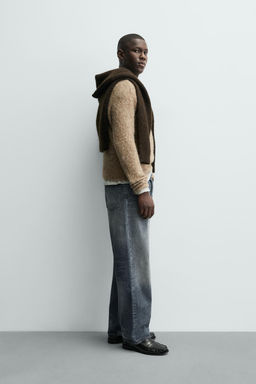 TEXTURED WOOL JUMPER - Zara фото 3