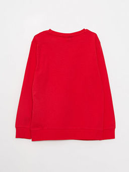 Bisiklet Yaka Spiderman Bask?l? Uzun Kollu Erkek ?ocuk Ti??rt - Waikiki фото 3