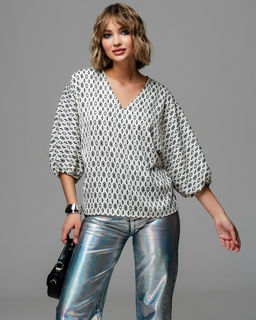 Блузка Японский шёлк с цельнокроеным рукавом - Elena sorti фото 8