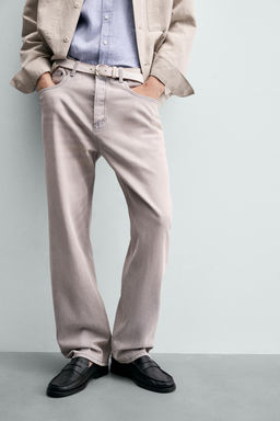 JEANS RELAXED ANKLE FIT / Azul claro - Zara фото 5