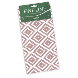 Фартук с карманом рогожка 65х85 Fine Line рис 62077 вид 1 Геометрия зеленый - Тейковский хлопчато-бумажный комбинат фото 3