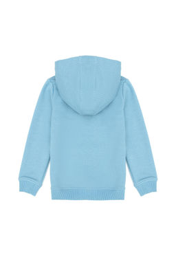 U. S. Polo Assn Детская синяя базовая толстовка с капюшоном - U.s. polo assn фото 3