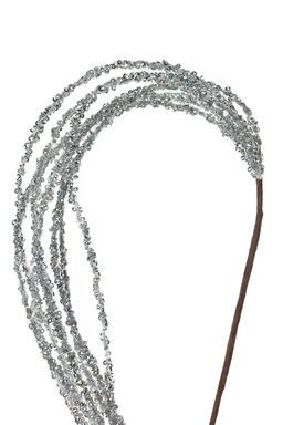 Веточка декоративная 90 см (SF-7804) серебро - Больше подарков фото 2