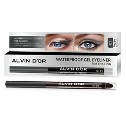 Alvin Dor P-23 Карандаш для глаз гелевый водостойкий Lipliner for shading тон 01 pearl grey/серый