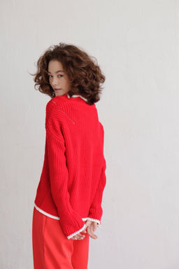 9823 Пуловер красный - Martichelli фото 9