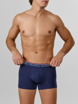 Цена за 2 штуки! Трусы боксеры мужские синие - Mark formelle фото 2