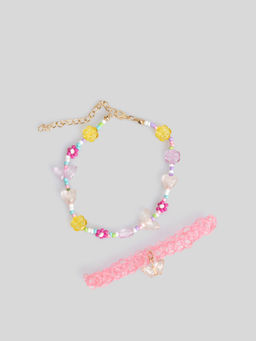 ACOOLA / Набор из 2 шт.бусы дет. Borsi разноцветный