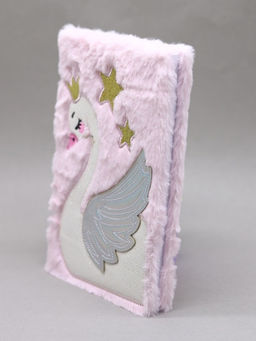 Блокнот плюшевый Princess Swan (21,5*14,5 см)