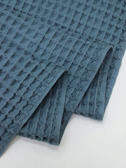 Вафельное премиум-полотно Бохо цв.мурена винтаж, ш.1.5м, хлопок-100%, 275гр/м.кв - Купава фото 2