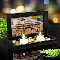 Свеча светодиодная 2 штуки на подставке / CK-548C /уп 24/ А