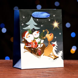 Цена за 12 шт. Пакет ламинированный Сказочная ночь 11,5 х 14,5 х 6 см