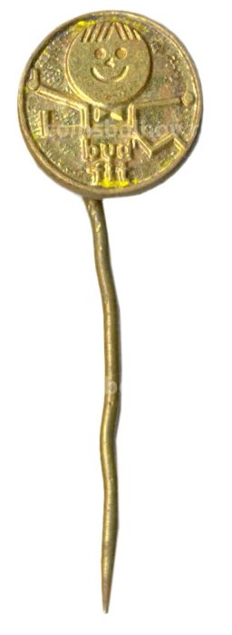 Значок рекламный Bud Tit