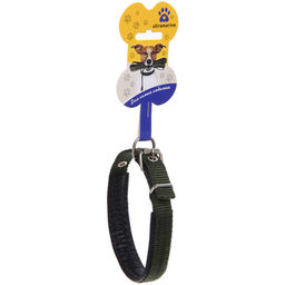 Цена за 6 шт. Ошейник для собак однотонный "ЗООЛЕНД БРО", цвет хаки, 1,5*43см (бирка)