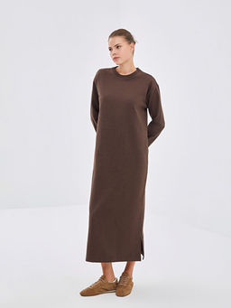 Bisiklet Yaka Kad?n Sweatshirt Elbise