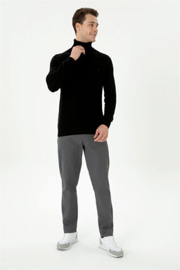 U. S. Polo Assn Мужской черный свитер - U.s. polo assn фото 9