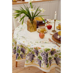 Скатерть Этель Provence, d=150 3 см, 100% хлопок, саржа 190 г/м?