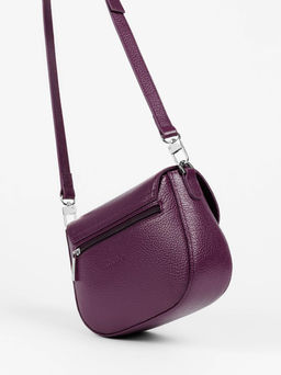 Женская кожаная сумка Richet 3292LN 603 Фиолетовый