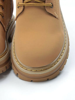 01-P8305-1 BROWN Ботинки демисезонные женские (натуральная кожа)