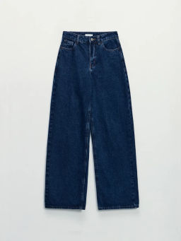 Джинсы wide leg с высокой посадкой / Zarina