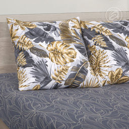 Постельное белье Тропикано (поплин DE LUXE) 2,0 сп./Пододеяльник: 1 шт. - 215*175; Простыня: 1 шт. - 215*200; Наволочка: 2 шт. - 70*70; DE LUXE