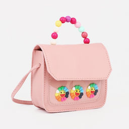 Сумка детская на магните, цвет розовый