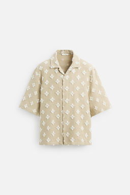 TEXTURED JACQUARD SHIRT - Zara фото 8