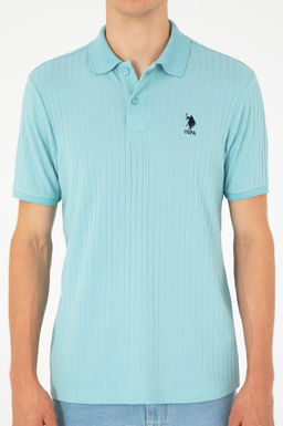 Мужская мятная футболка - U.s. polo assn фото 6